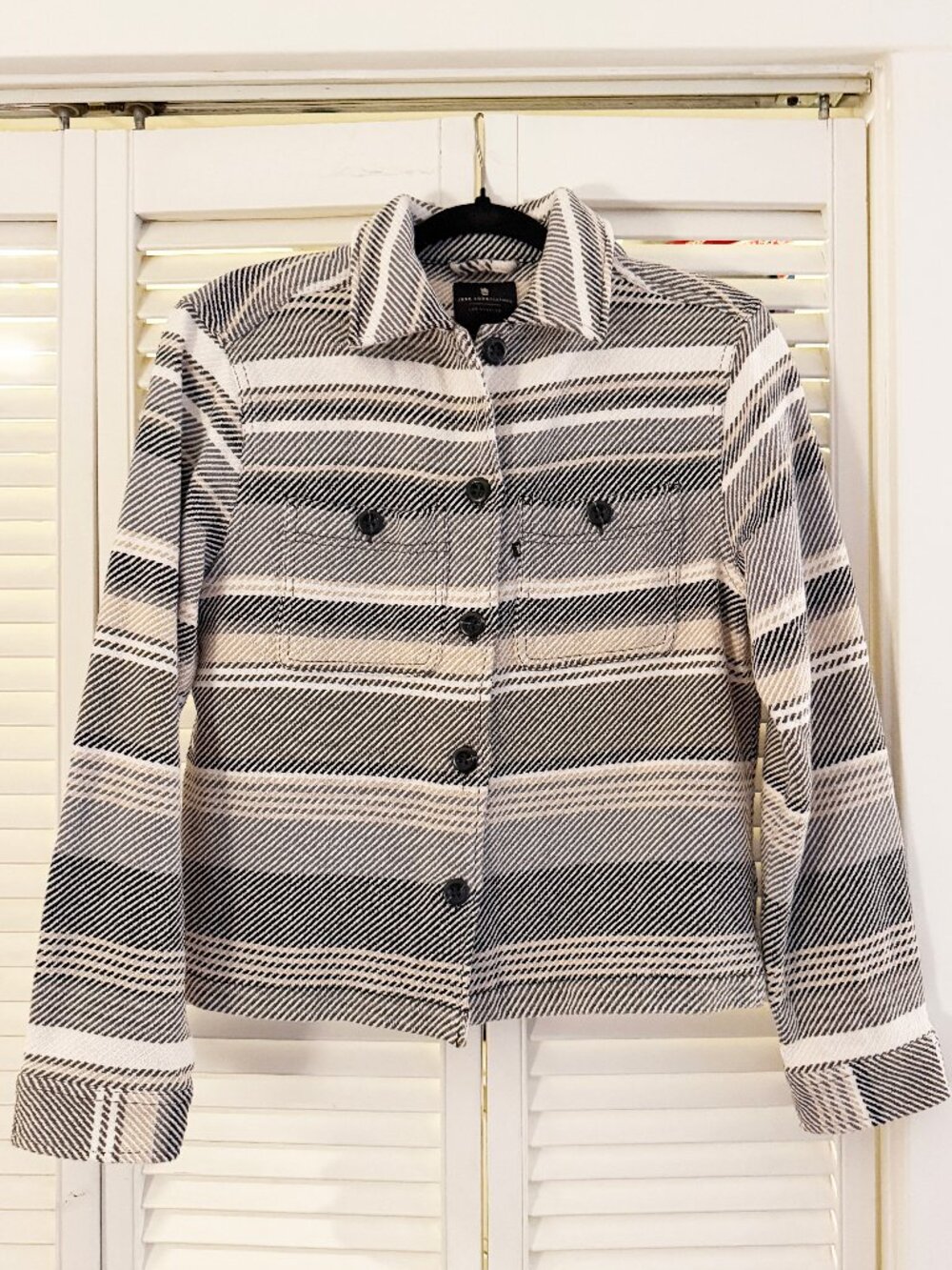Chambrey shirt jacket